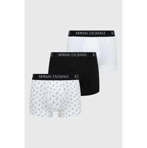 Boxerky Armani Exchange 3-pak pánske