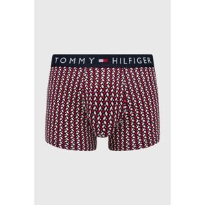 Boxerky Tommy Hilfiger pánske, červená farba