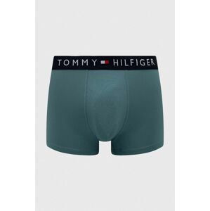 Boxerky Tommy Hilfiger pánske, zelená farba