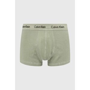 Boxerky Calvin Klein Underwear pánske, zelená farba