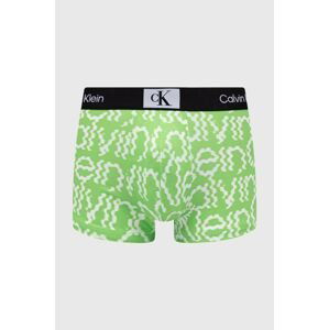 Boxerky Calvin Klein Underwear pánske, tyrkysová farba