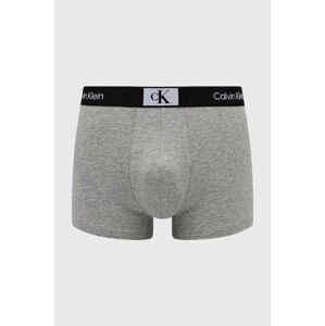 Boxerky Calvin Klein Underwear pánske, šedá farba