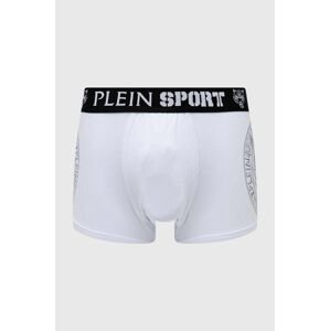 Boxerky PLEIN SPORT pánske, biela farba