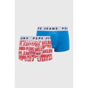 Boxerky Pepe Jeans 2-pak pánske, červená farba