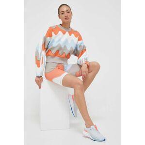 Tepláková mikina adidas Performance Marimekko Future Icons vzorovaná