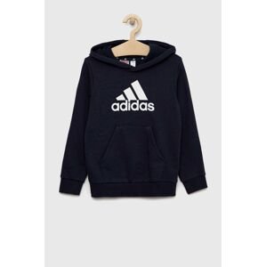 Detská mikina adidas U BL s kapucňou, s potlačou