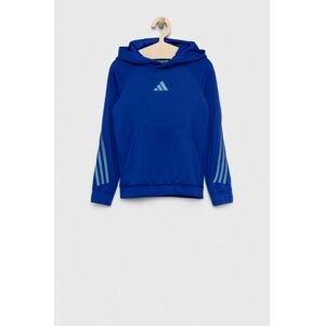 Detská mikina adidas U TI HOODIE s kapucňou, s potlačou