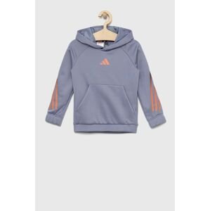 Detská mikina adidas U TI HOODIE s kapucňou, s potlačou