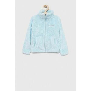 Detská mikina Columbia Fire Side Sherpa Full Zip jednofarebná