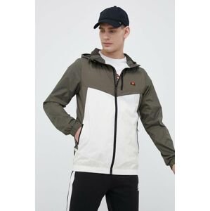 Bunda Ellesse SHR17781-KHAKI, pánska, zelená farba, prechodná