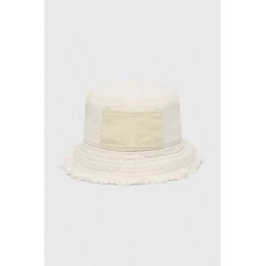 Bavlnený klobúk Samsoe Samsoe béžová farba, bavlnený