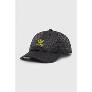 Šiltovka adidas Originals čierna farba, vzorovaná