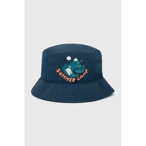 Detský klobúk Jack Wolfskin AT HOME BUCKET HAT K tmavomodrá farba