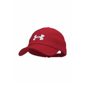 Detská baseballová čiapka Under Armour červená farba, s nášivkou