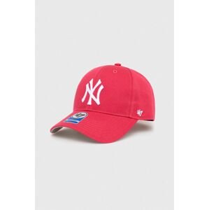 Detská baseballová čiapka 47brand ružová farba, s nášivkou
