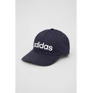 Šiltovka adidas tmavomodrá farba, vzorovaná