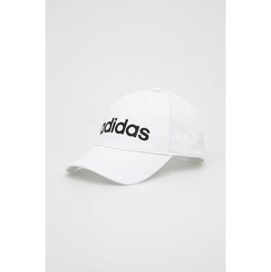 Šiltovka adidas biela farba, s potlačou