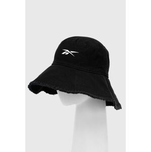 Bavlnený klobúk Reebok Classic čierna farba, bavlnený