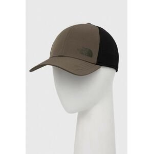 Šiltovka The North Face Trail Trucker 2.0 zelená farba, s potlačou