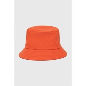 Bavlnený klobúk United Colors of Benetton oranžová farba, bavlnený