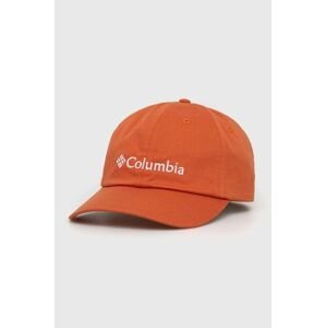 Šiltovka Columbia 1766611.SS23-101, oranžová farba, s nášivkou