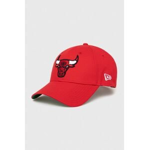 Bavlnená šiltovka New Era x Chicago Bulls červená farba, s nášivkou, CHICAGO BULLS