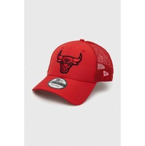 Šiltovka New Era 60298608.FDR-FDR, červená farba, s nášivkou, CHICAGO BULLS