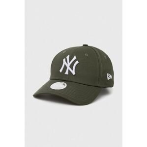 Šiltovka New Era zelená farba, s nášivkou, NEW YORK YANKEES