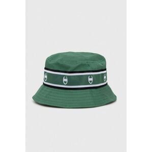 Bavlnený klobúk Champion zelená farba, bavlnený