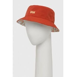 Obojstranný klobúk Helly Hansen oranžová farba