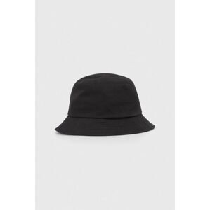 Bavlnený klobúk 4F čierna farba, bavlnený