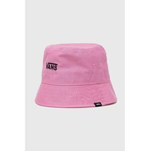 Bavlnený klobúk Vans ružová farba, bavlnený