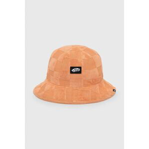 Bavlnený klobúk Vans oranžová farba, bavlnený