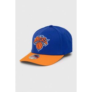 Šiltovka s prímesou vlny Mitchell&Ness New York Knicks s nášivkou