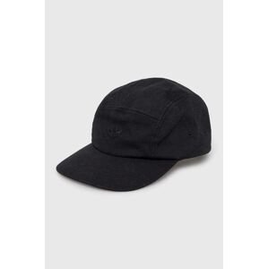 Bavlnená šiltovka adidas Originals Adicolor Five-Panel Cap H34573-BLACK, čierna farba, jednofarebná