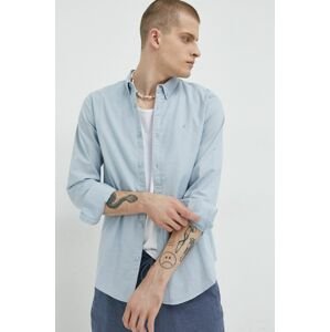 Košeľa Hollister Co. pánska, regular, s golierom button-down