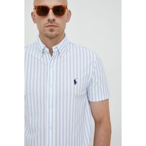 Bavlnená košeľa Polo Ralph Lauren pánska, regular, s golierom button-down