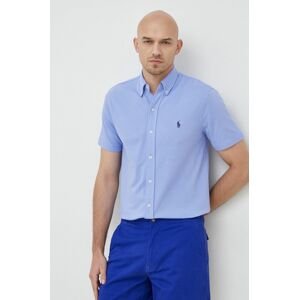 Bavlnená košeľa Polo Ralph Lauren pánska, regular, s golierom button-down