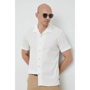 Košeľa PS Paul Smith pánska, biela farba, regular