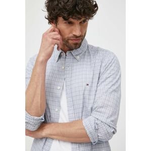 Bavlnená košeľa Tommy Hilfiger pánska, slim, s golierom button-down