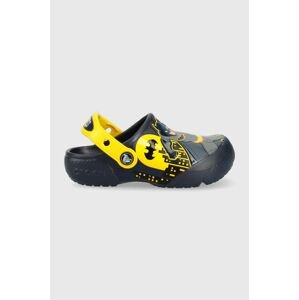 Detské šľapky Crocs FL BATMAN PATCH tmavomodrá farba