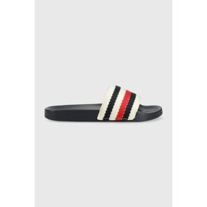 Šľapky Tommy Hilfiger TOMMY ESSENTIAL POOL SLIDE dámske, tmavomodrá farba, FW0FW07151