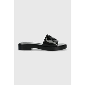 Šľapky Tory Burch 147569-006 dámske, čierna farba, Eleanor Jelly Slide