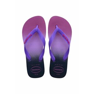 Žabky Havaianas Top Fashion dámske, fialová farba, na plochom podpätku, 4137258 1801