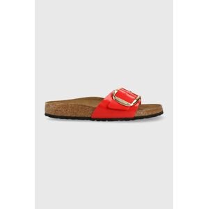 Šľapky Birkenstock Madrid Big Buckle dámske, červená farba, Madrid BB