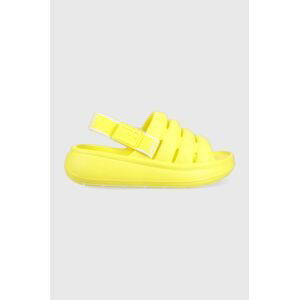 Detské sandále UGG žltá farba