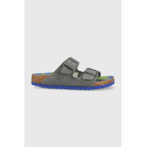 Detské šľapky Birkenstock Arizona Kids BF šedá farba