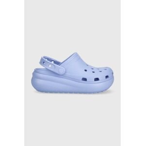 Šlapky Crocs CLASSIC CROCS CUTIE fialová farba