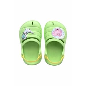 Šľapky Havaianas CLOG PEPPA PIG zelená farba