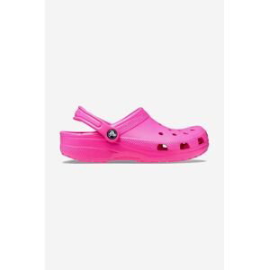 Detské šľapky Crocs Classic Kids Clog ružová farba